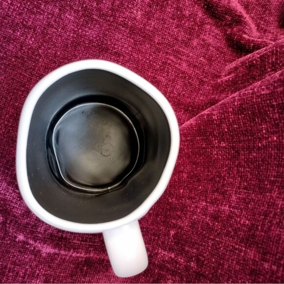 Rae Dunn By Magenta White GROOM Mug Black inside - Picture 2 of 4